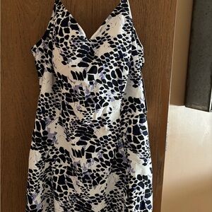 Stylish Black and White One-Piece Swimsuit